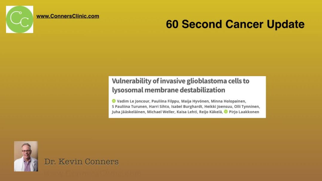 Histamine and Cancer - 60 Second Cancer Update