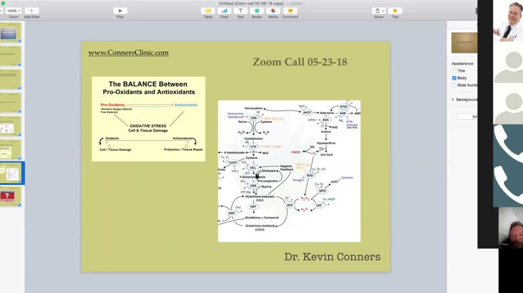 Chemo and Antioxidants - Zoom Call 5/23/18