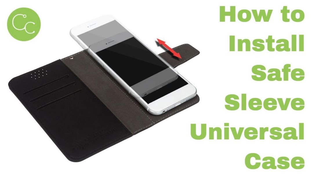 ⁣How to Install Safe Sleeve Universal Cell Phone Case - EMF Blocking, Anti-Radiation