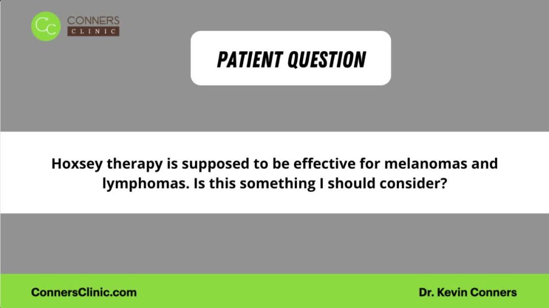 ⁣Hoxsey Therapy for Melanoma and Lymphoma