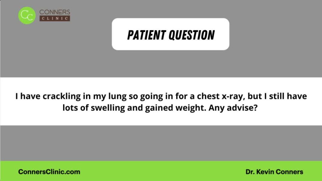 ⁣Crackling in Lung