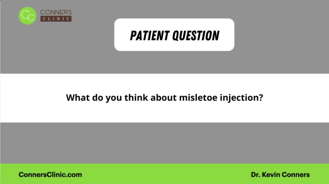 ⁣Misletoe Injections