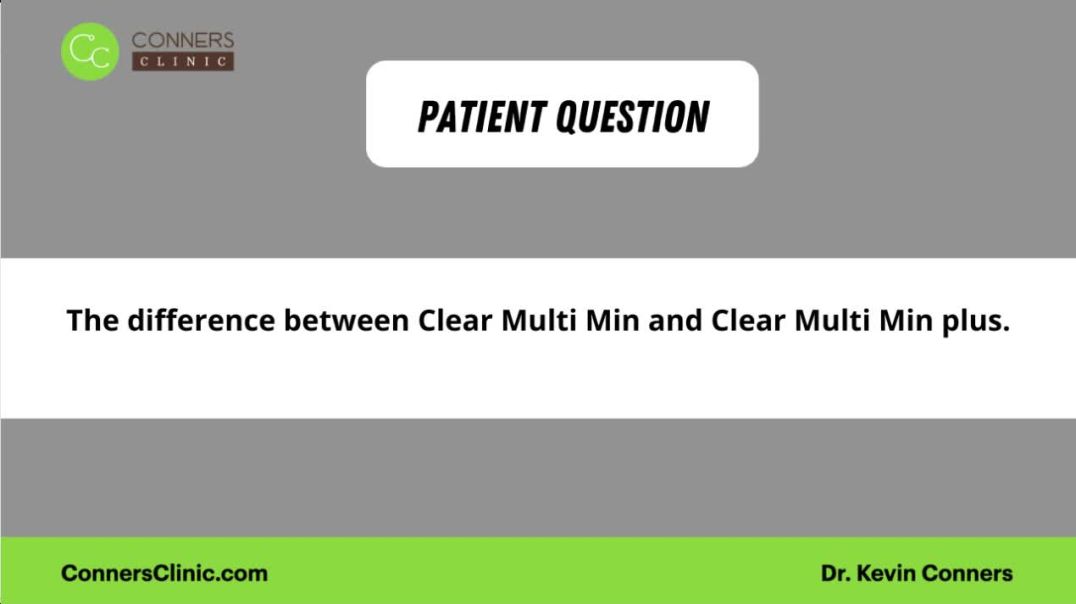 Clear Multi Min vs. Clear Multi Min Plus