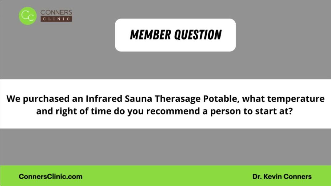 ⁣Using Infrared Sauna Therasage Potable