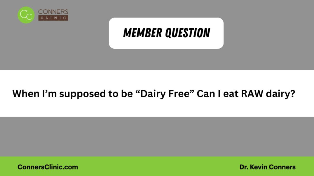 Can I eat RAW dairy