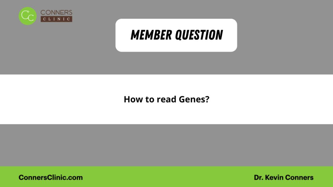 ⁣How to read genes