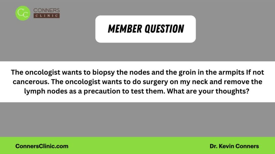 Any advice for a lymph nodes issue?