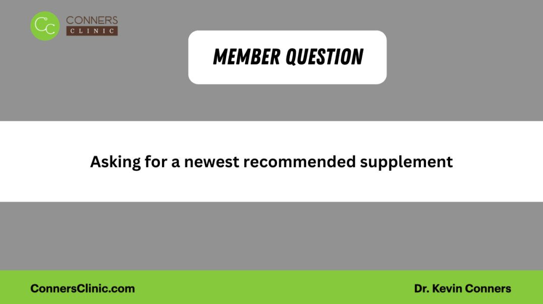 Asking for a newest recommended supplement