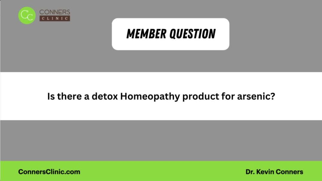 ⁣Detox Homeopathy product for arsenic