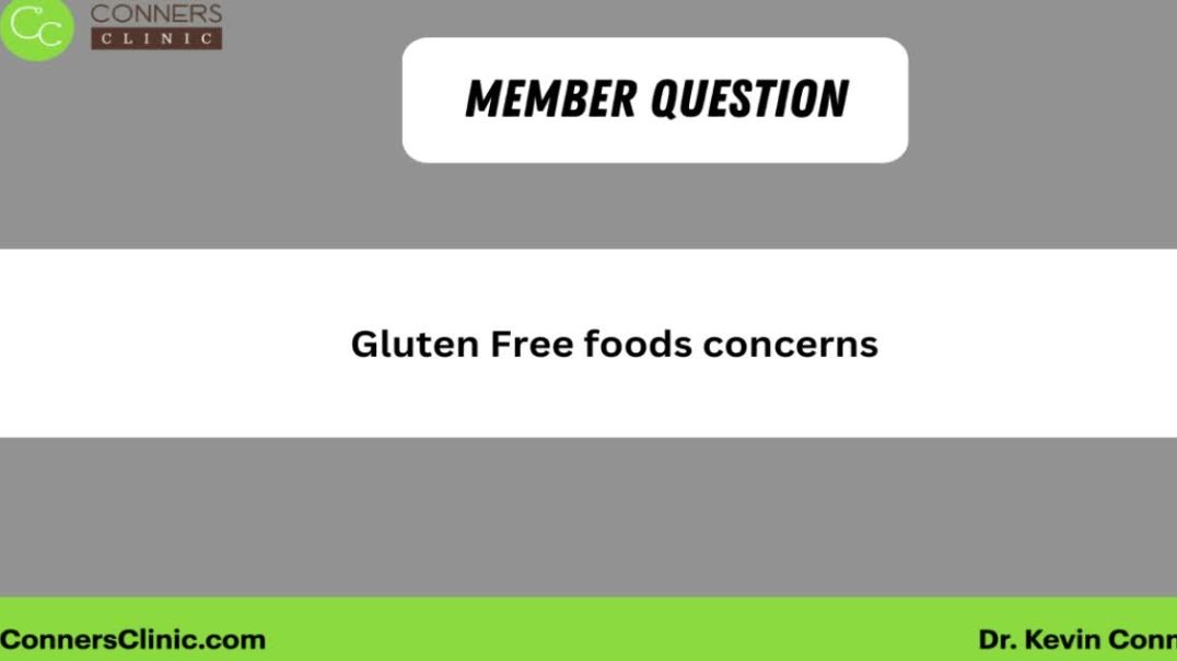 ⁣Gluten-free foods concerns