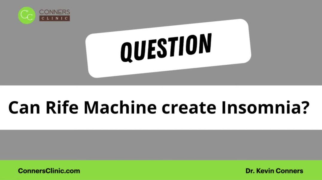 Can the Rife Create Insomnia?