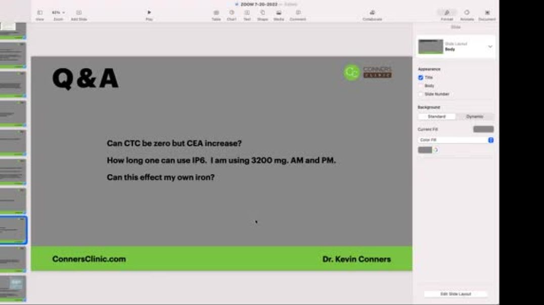 ⁣Diet Questions, IP6, PEMF, and More - Zoom Call 7/20/22