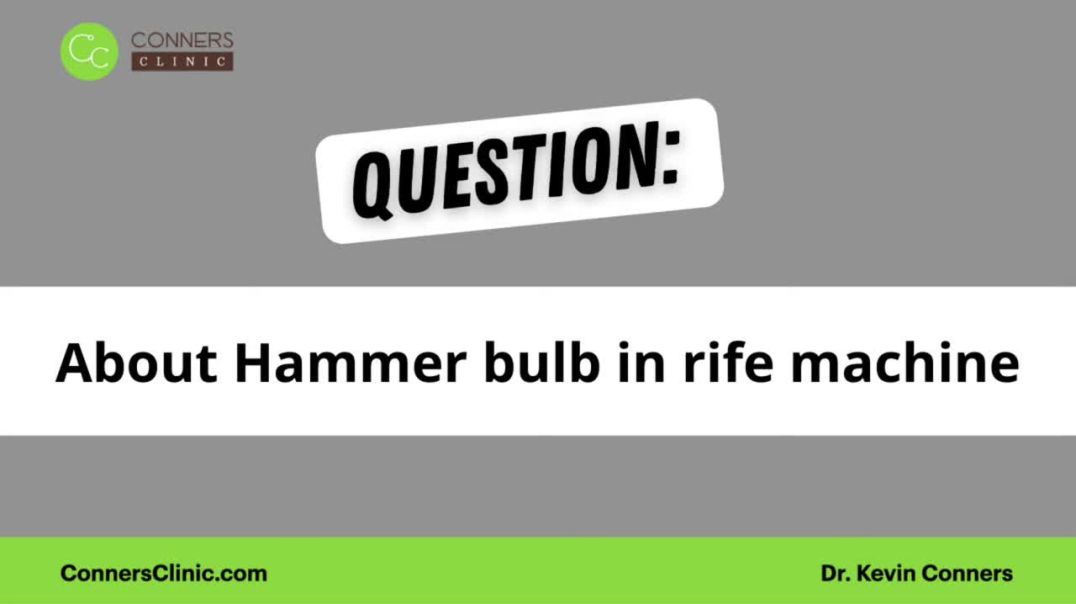 ⁣Using the Hammer Bulb