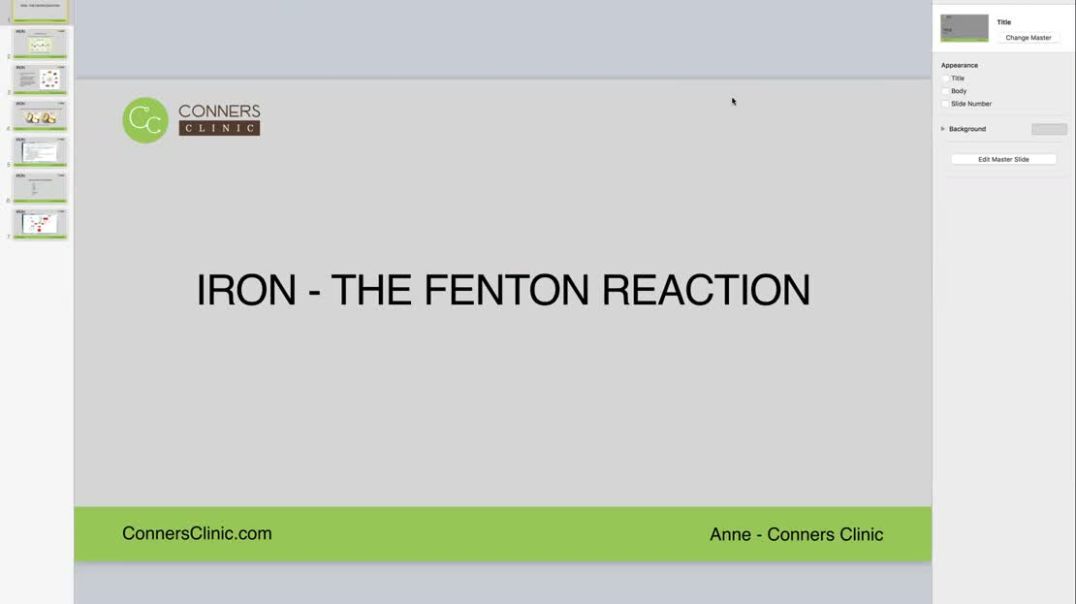 ⁣Genetics: Iron and the Fenton Reaction