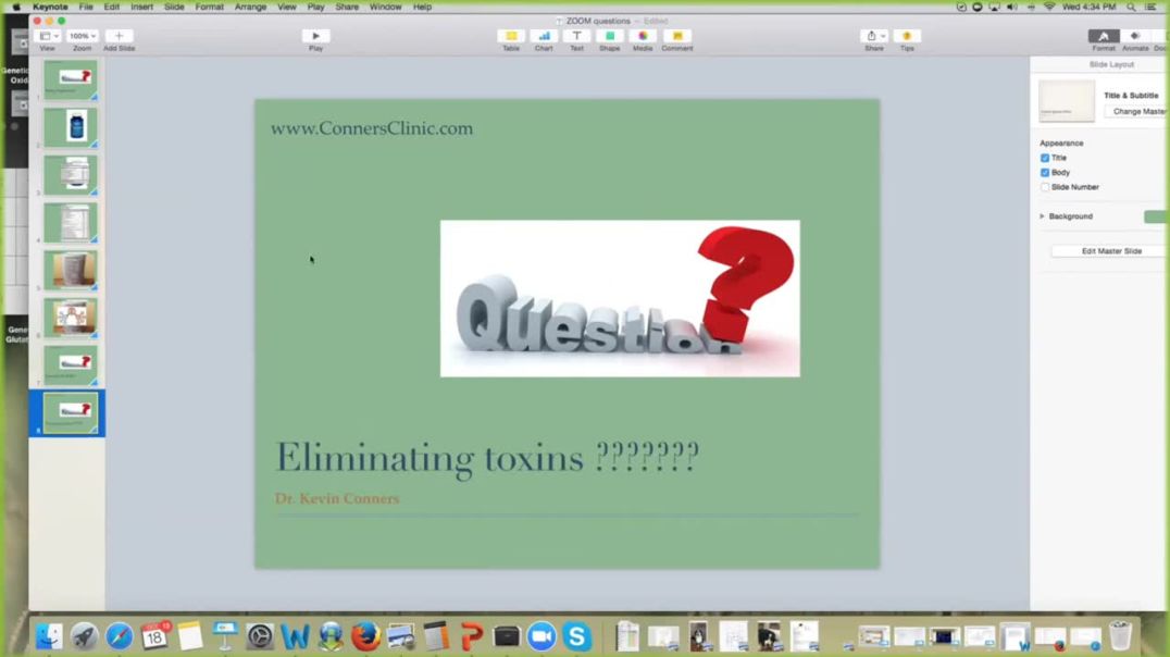 How do you know if you are eliminating toxins?