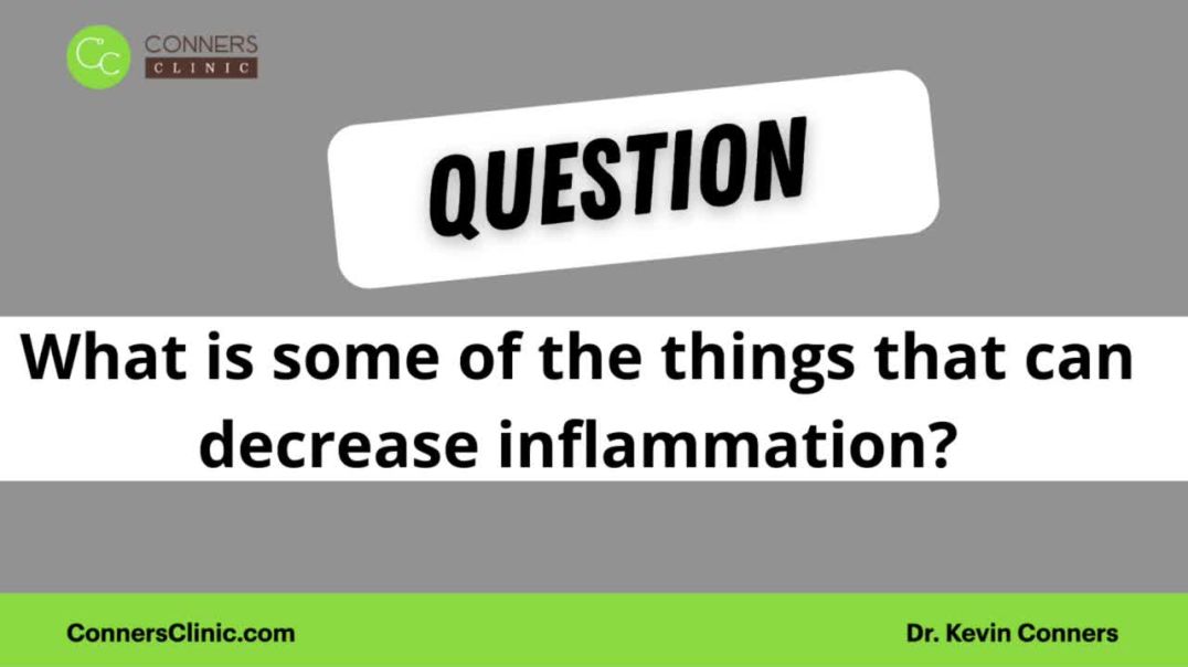 How to Decrease Inflammation