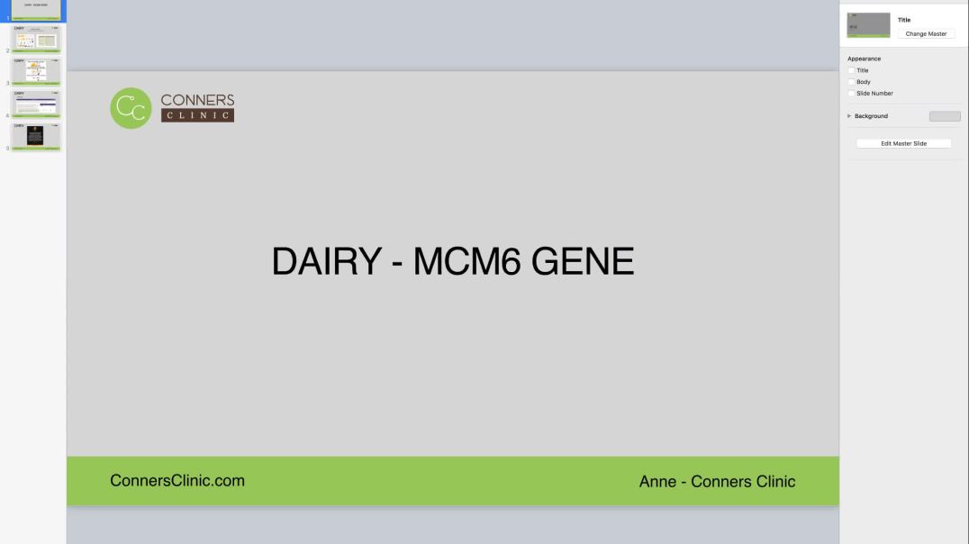 Genetics: MCM6 Gene - Dairy