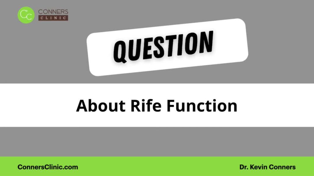 ⁣Questions about Rife Function