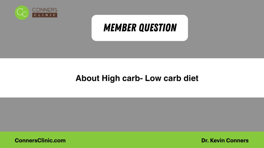 About High carb- Low carb diet