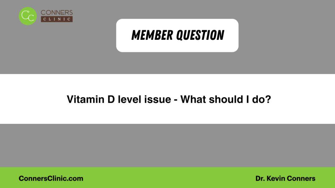 Vitamin D level issue - What should I do