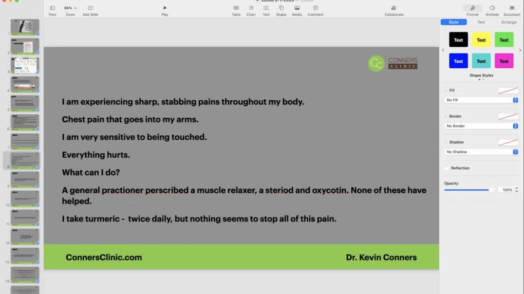 ⁣Pain, Tumors, Thyroid, and More - Zoom Call 2/1/23