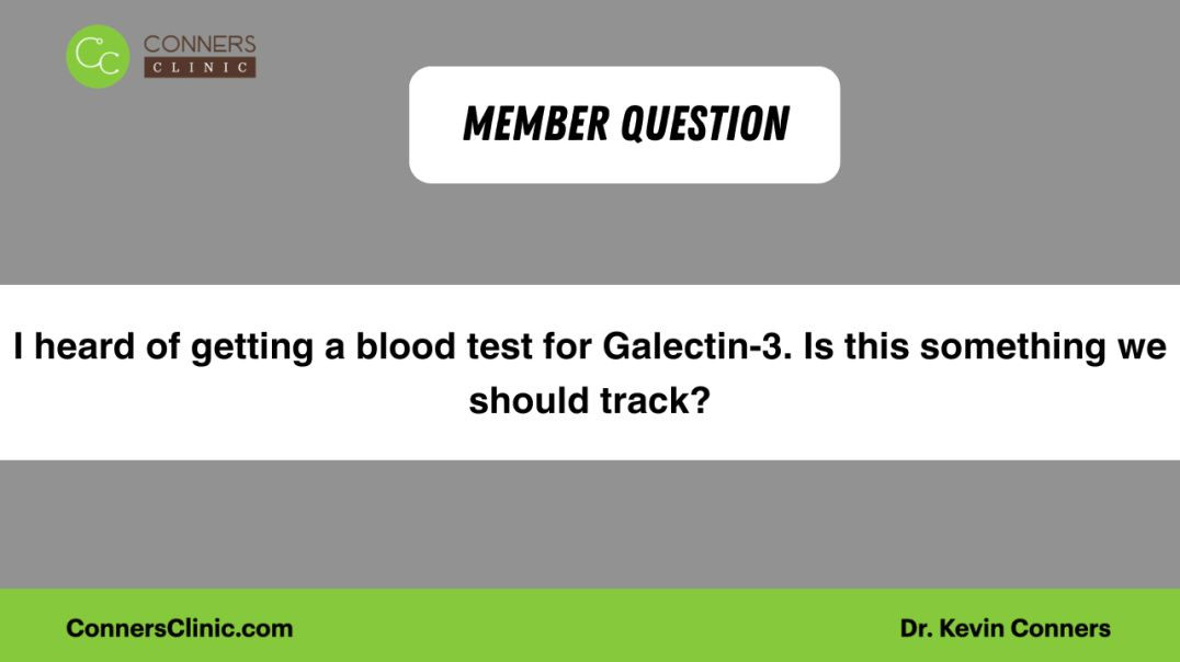 ⁣I heard of getting a blood test for Galectin-3. Is this something we should track