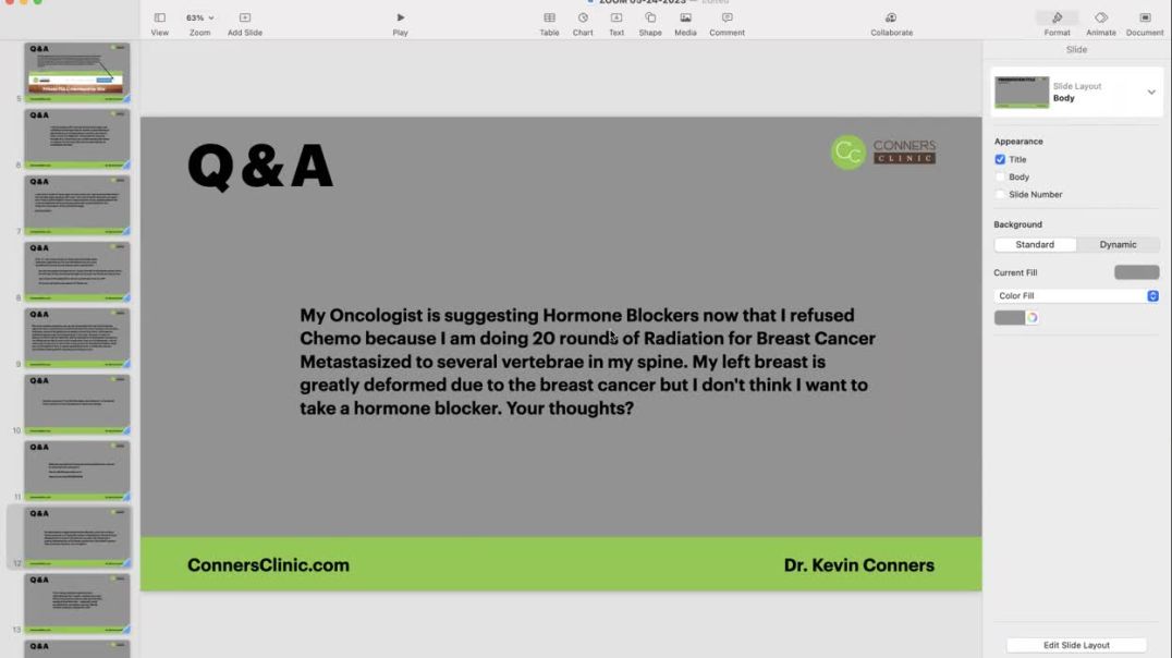 ⁣Hormone Blockers, and More - Zoom Call 5/24/23