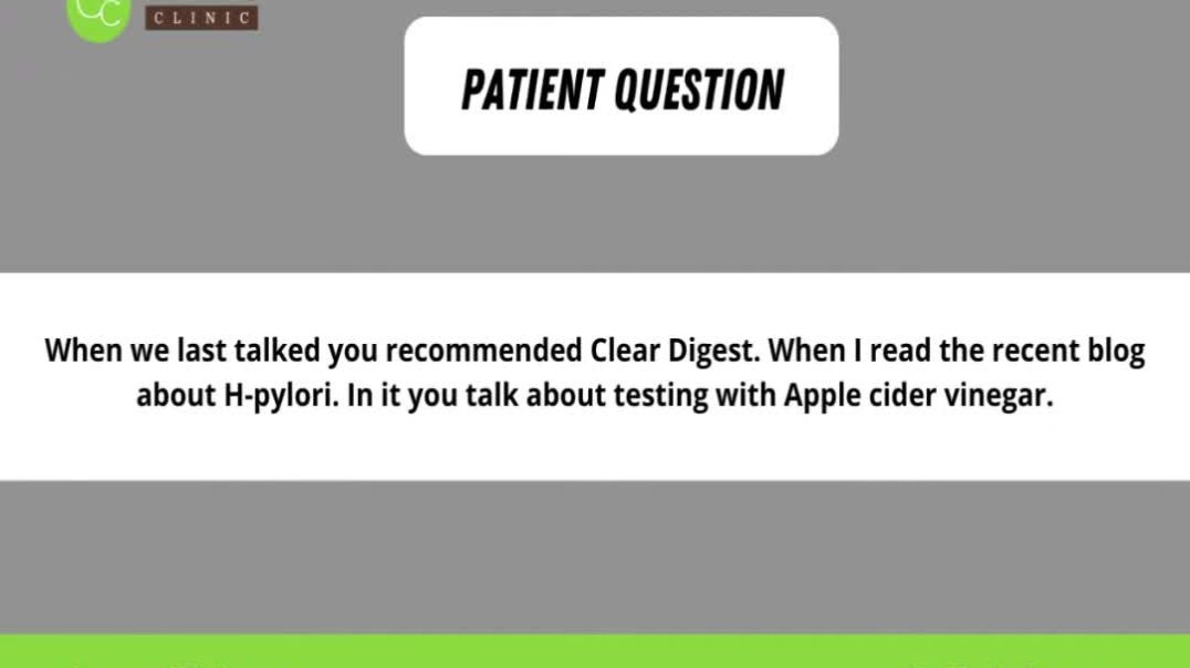 ⁣Helps for H. pylori