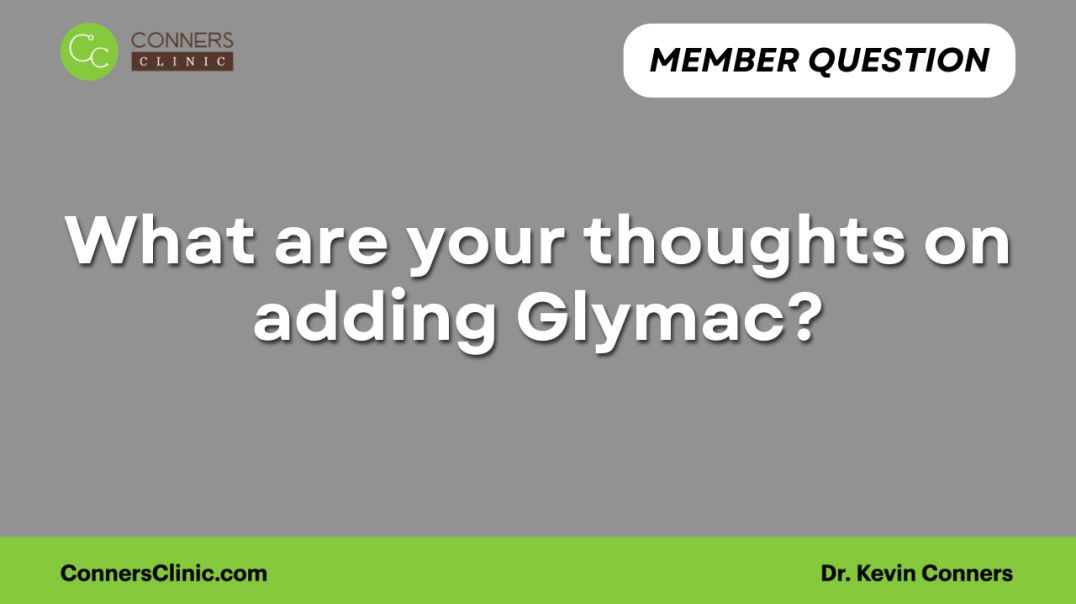 ⁣What are your thoughts on adding Glymac?