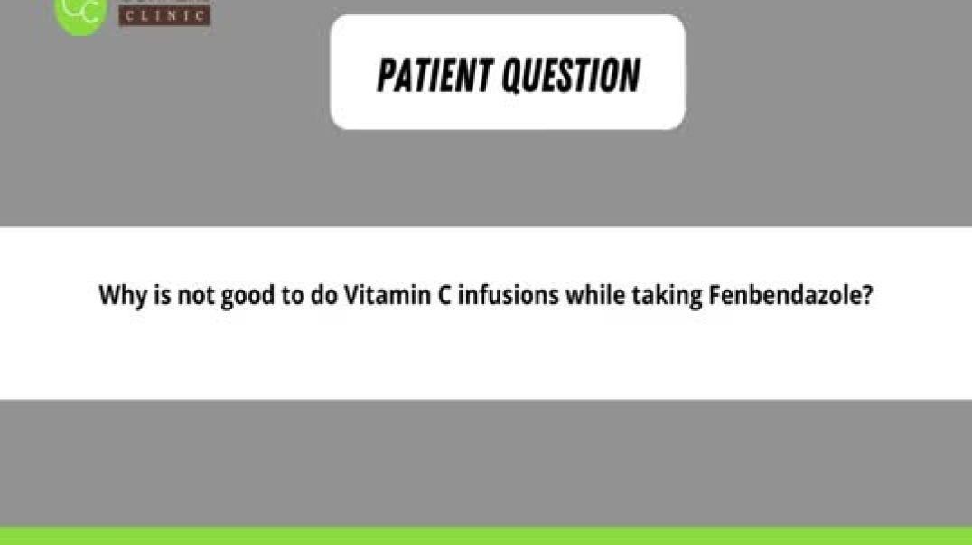 ⁣IV Vitamin C and Fenbendazole