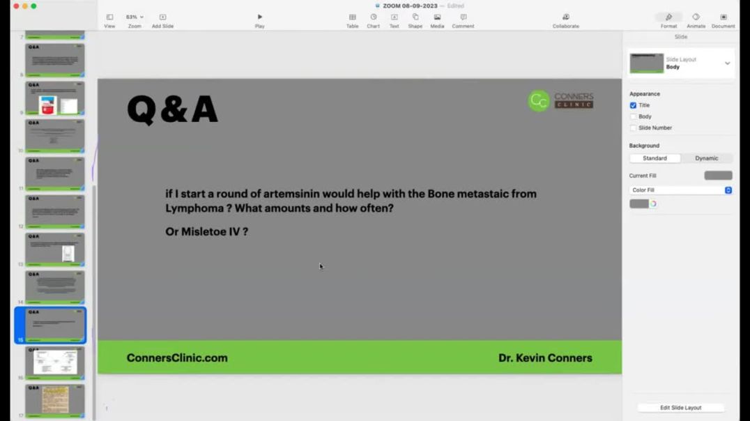 ⁣Artemisinin for Lymphoma and Bone Metastasis?