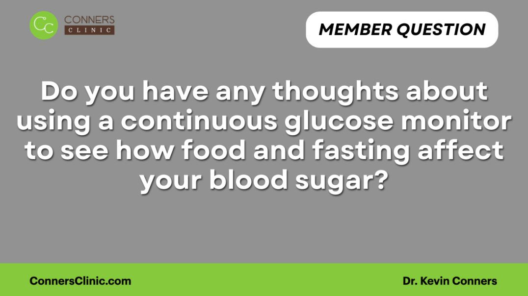 ⁣Do you have any thoughts about using a continuous glucose monitor?