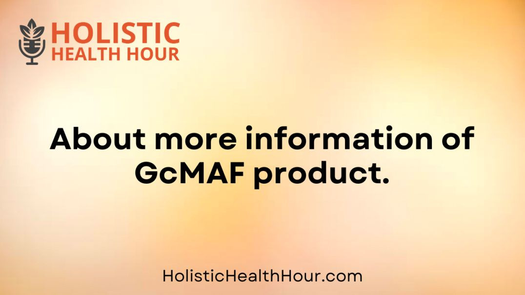 ⁣About more information of GcMAF product.