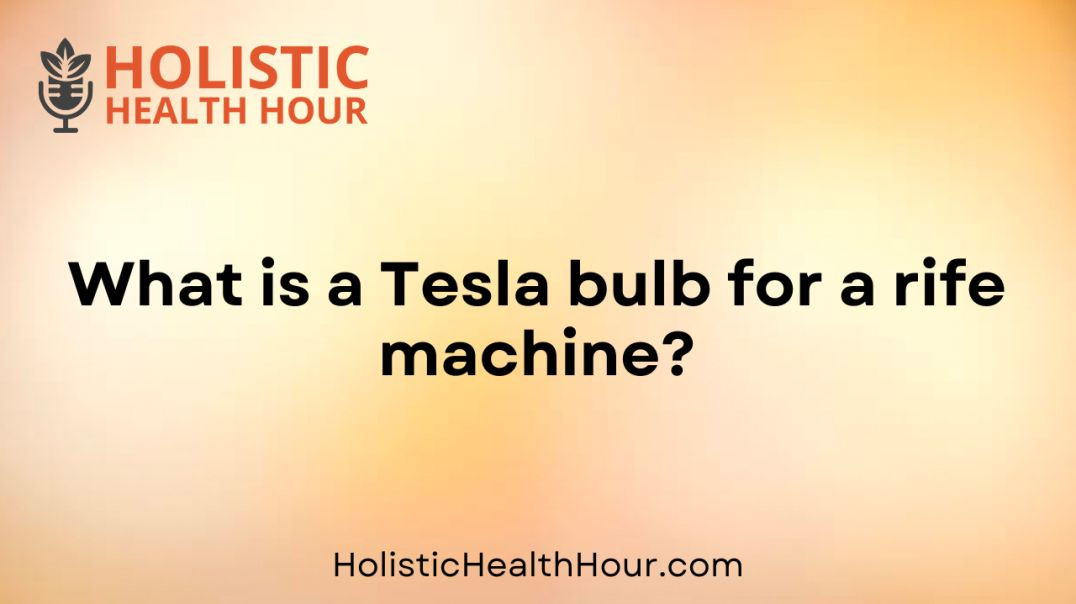 ⁣Tesla bulb for a rife machine.