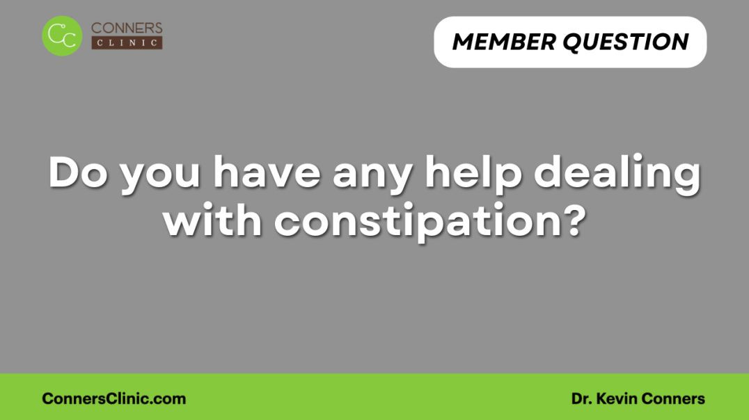 ⁣Do you have any help dealing with constipation?