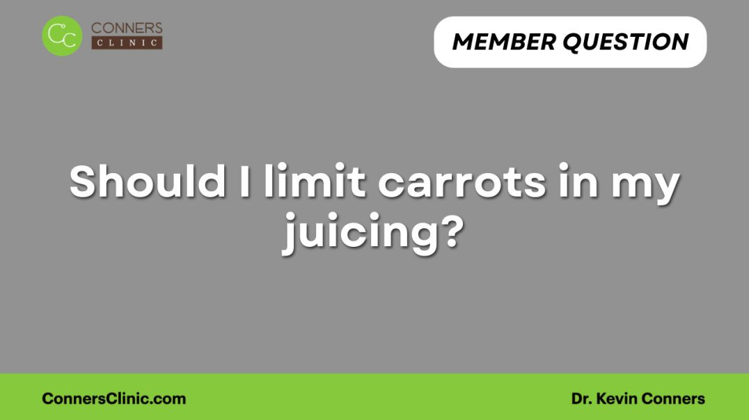 ⁣Should I limit carrots in my juicing?