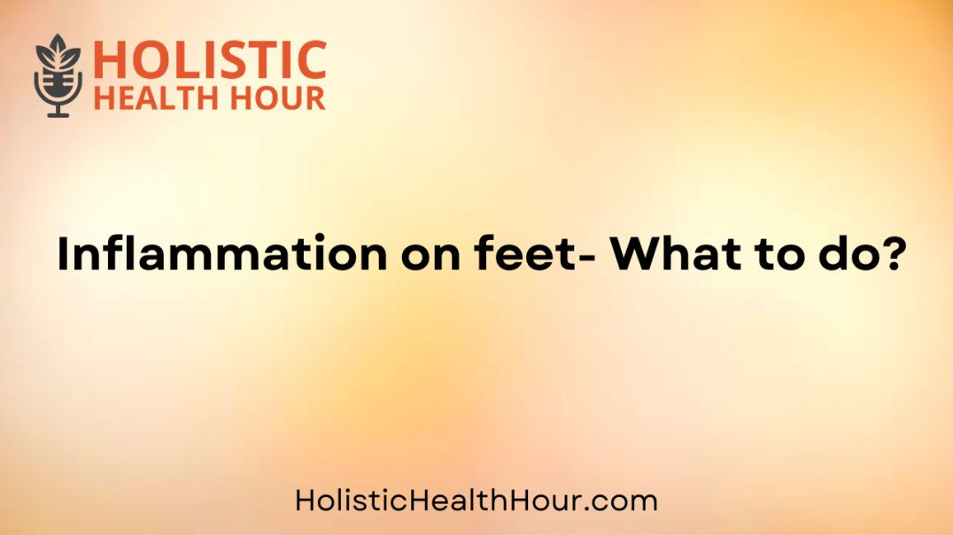 ⁣Inflammation on feet- What to do?