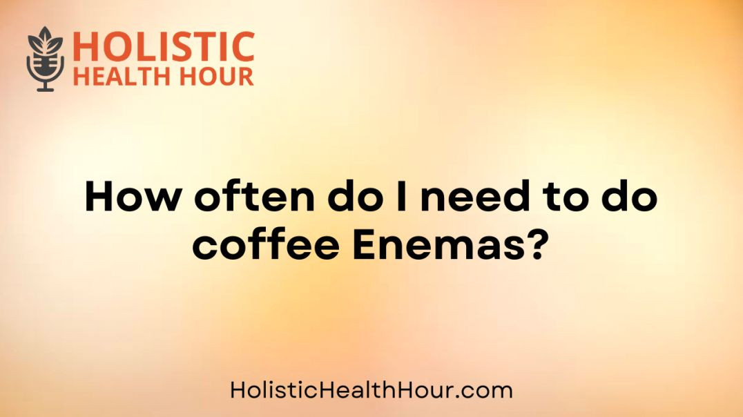 ⁣How often do I need to do coffee Enemas?