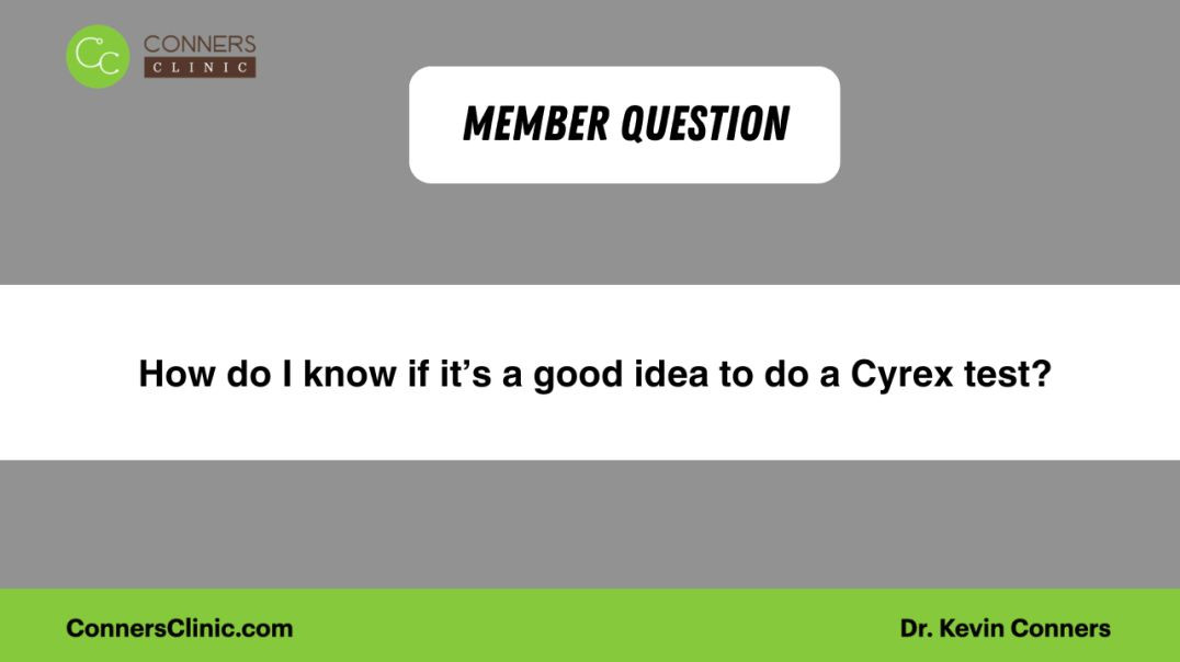 ⁣How do I know if it’s a good idea to do a Cyrex test?