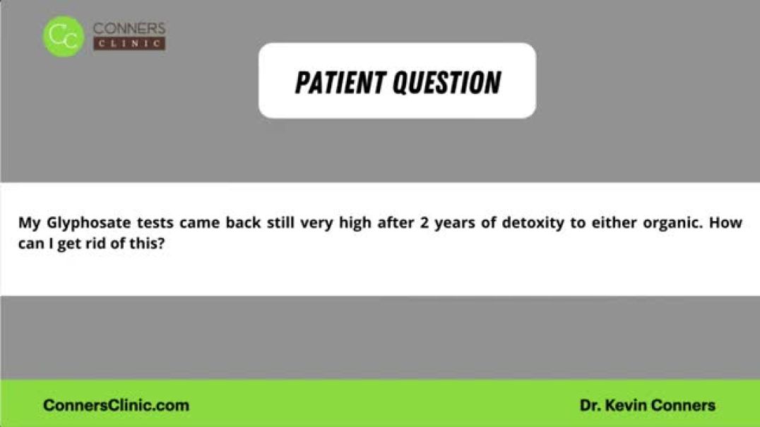 ⁣What To Do About High Glyphosate