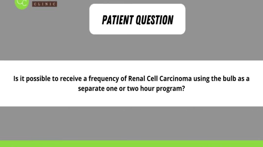 Renal Cell Carcinoma and Rife