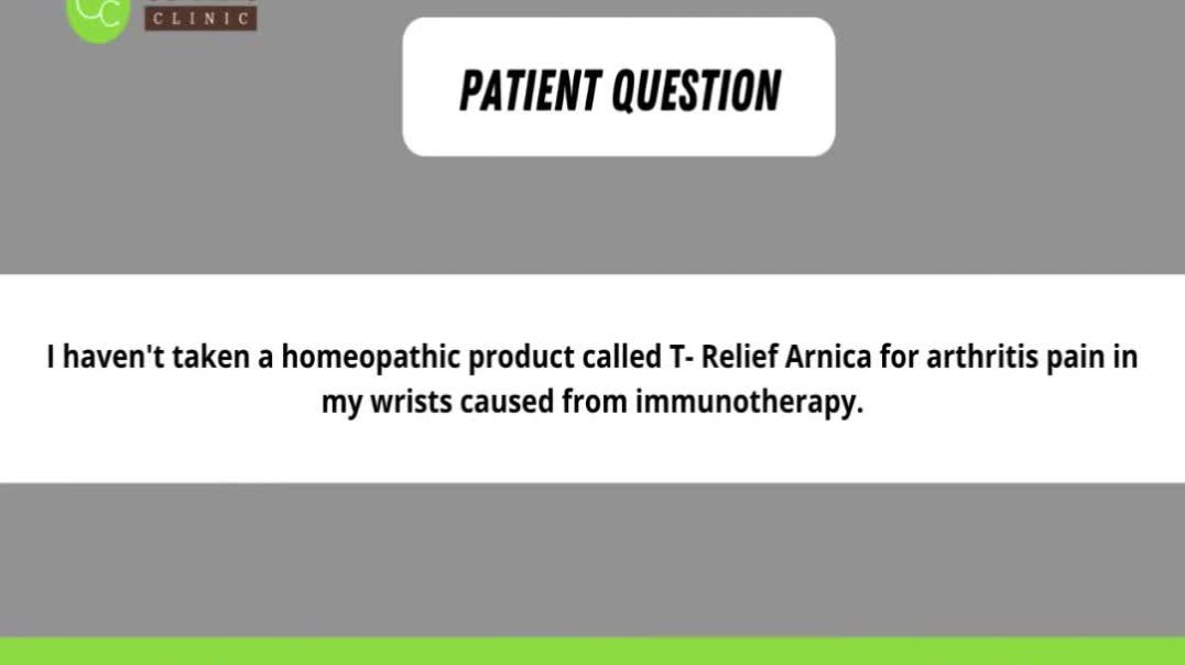 Homeopathic Product for Arthritis?