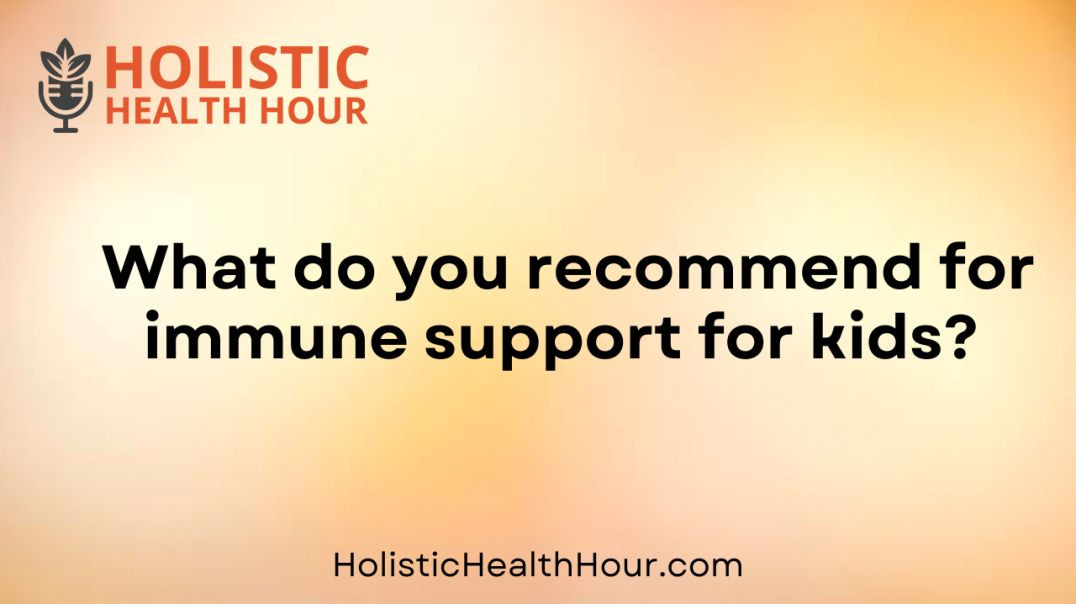 ⁣What do you recommend for immune support for kids?