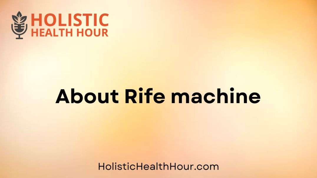 ⁣About Rife machine.