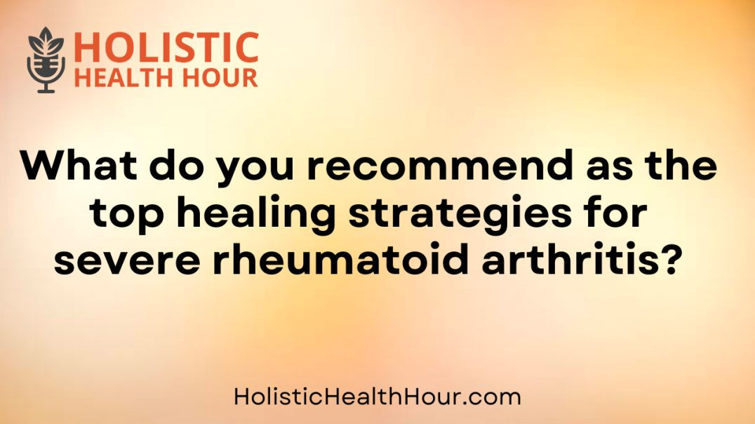 ⁣Healing strategies for severe rheumatoid arthritis .