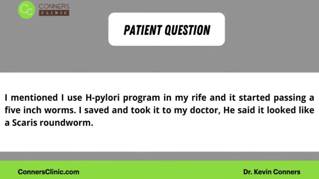 ⁣H-pylori Rife Program and Roundworms