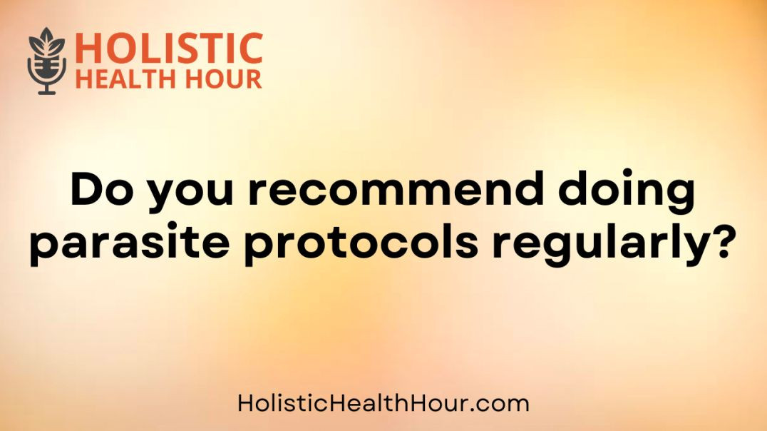 ⁣Do you recommend doing parasite protocols regularly?