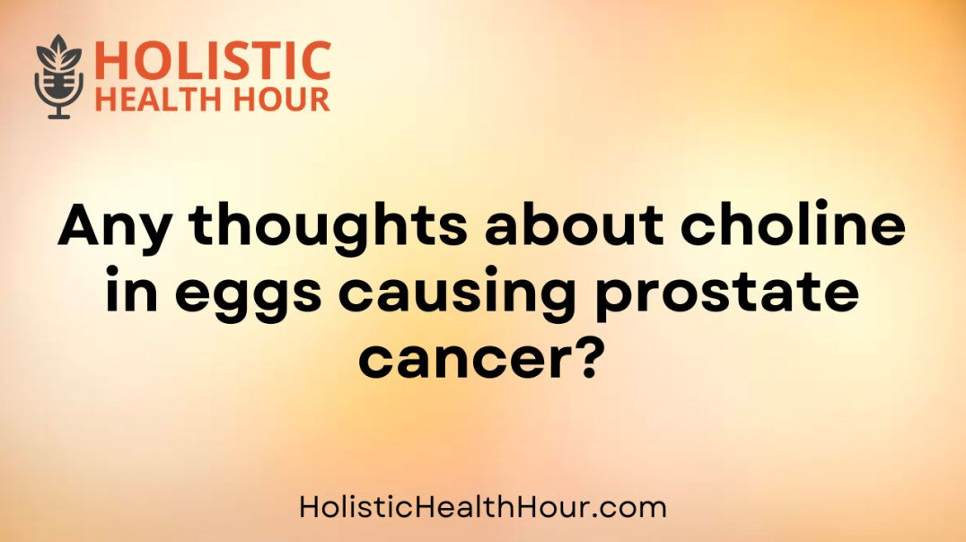 ⁣Any thoughts about choline in eggs causing prostate cancer?