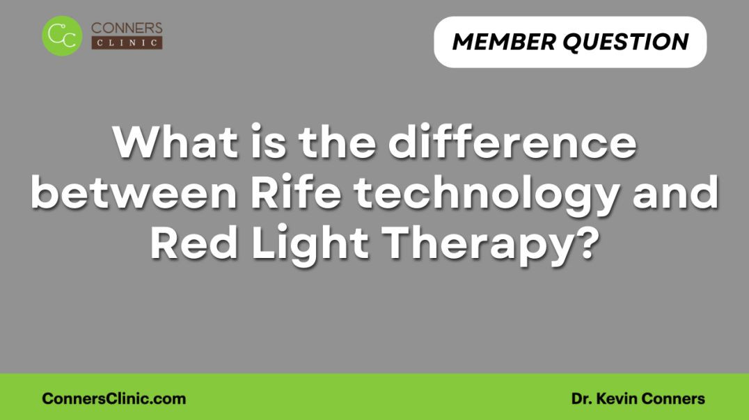 What is the difference between Rife technology and Red Light Therapy?