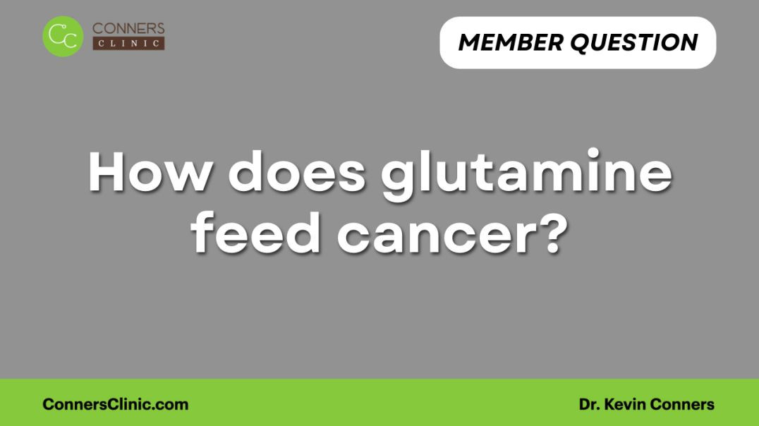 ⁣How does glutamine feed cancer?